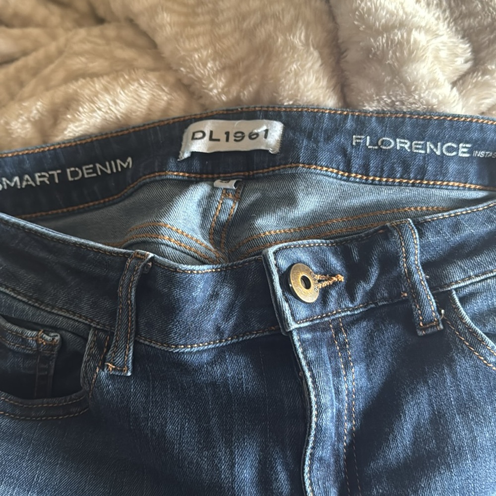 DL1961 Florence Instasculpt Smart Denim Mid Rise Skinny Jeans in Warner - Picture 14 of 14